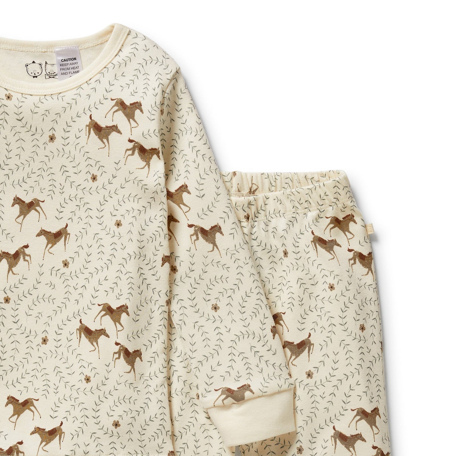 Trixie Horse Organic Long Sleeved Pyjamas