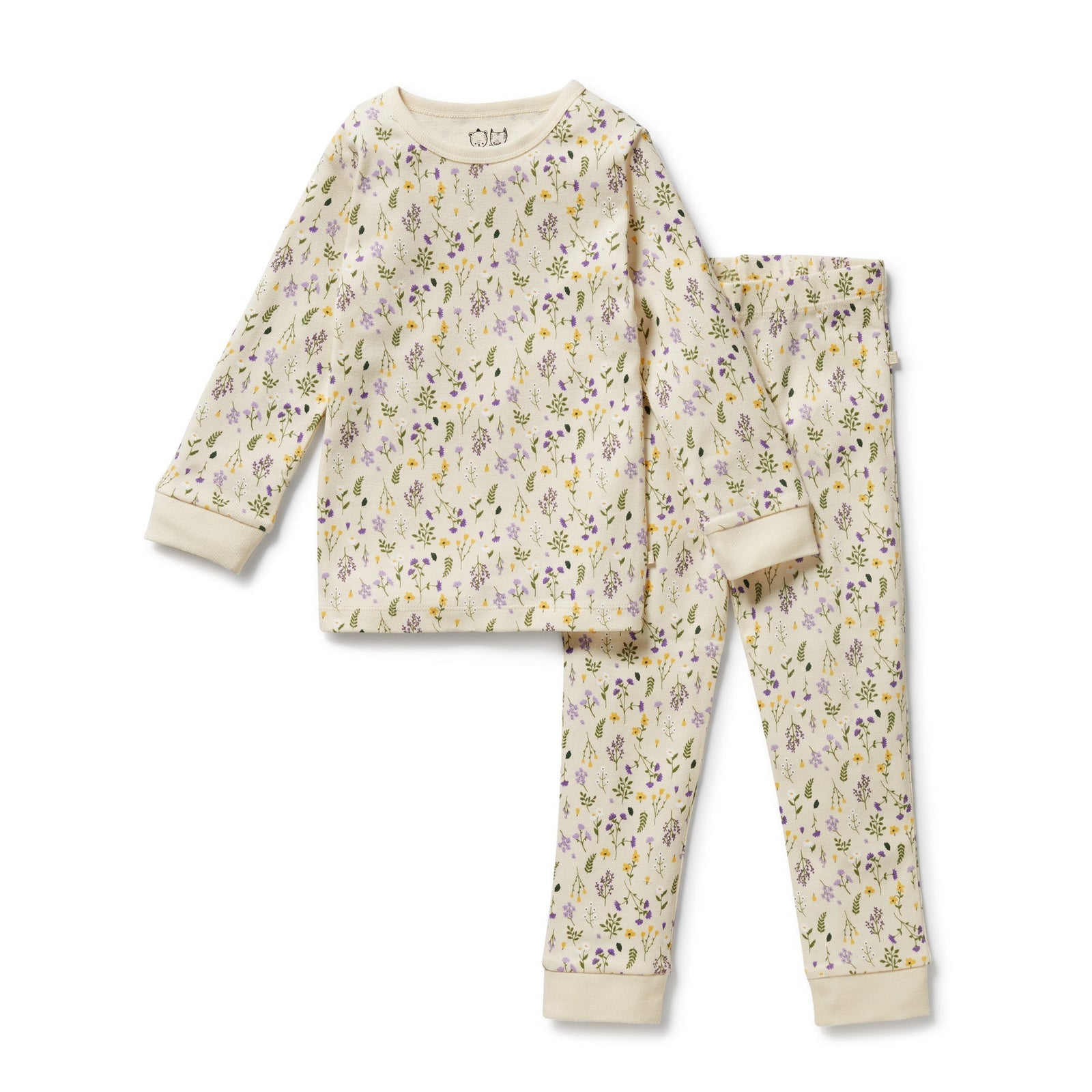 Bella Floral Organic Long Sleeved Pyjamas