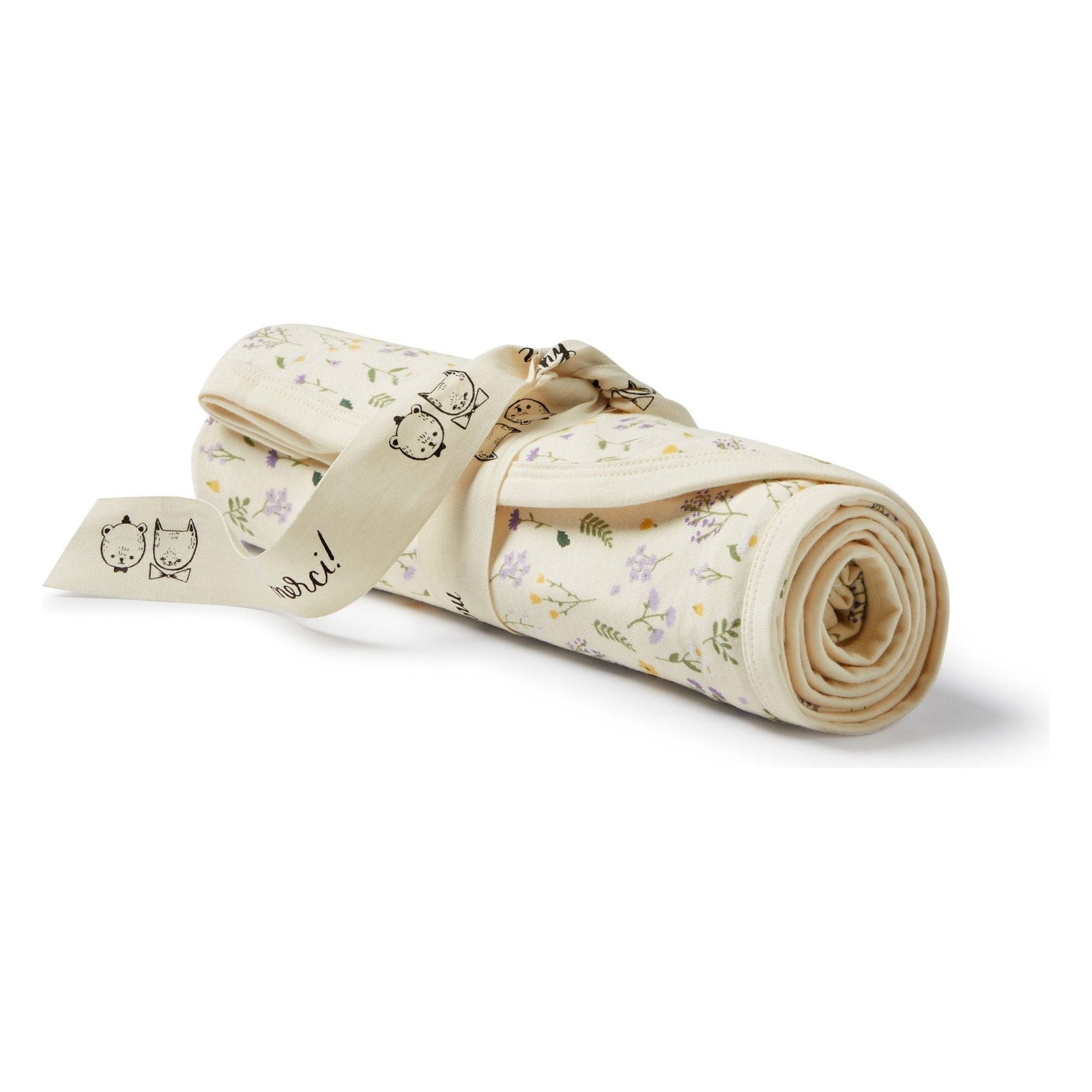 Bella Floral Organic Bunny Rug
