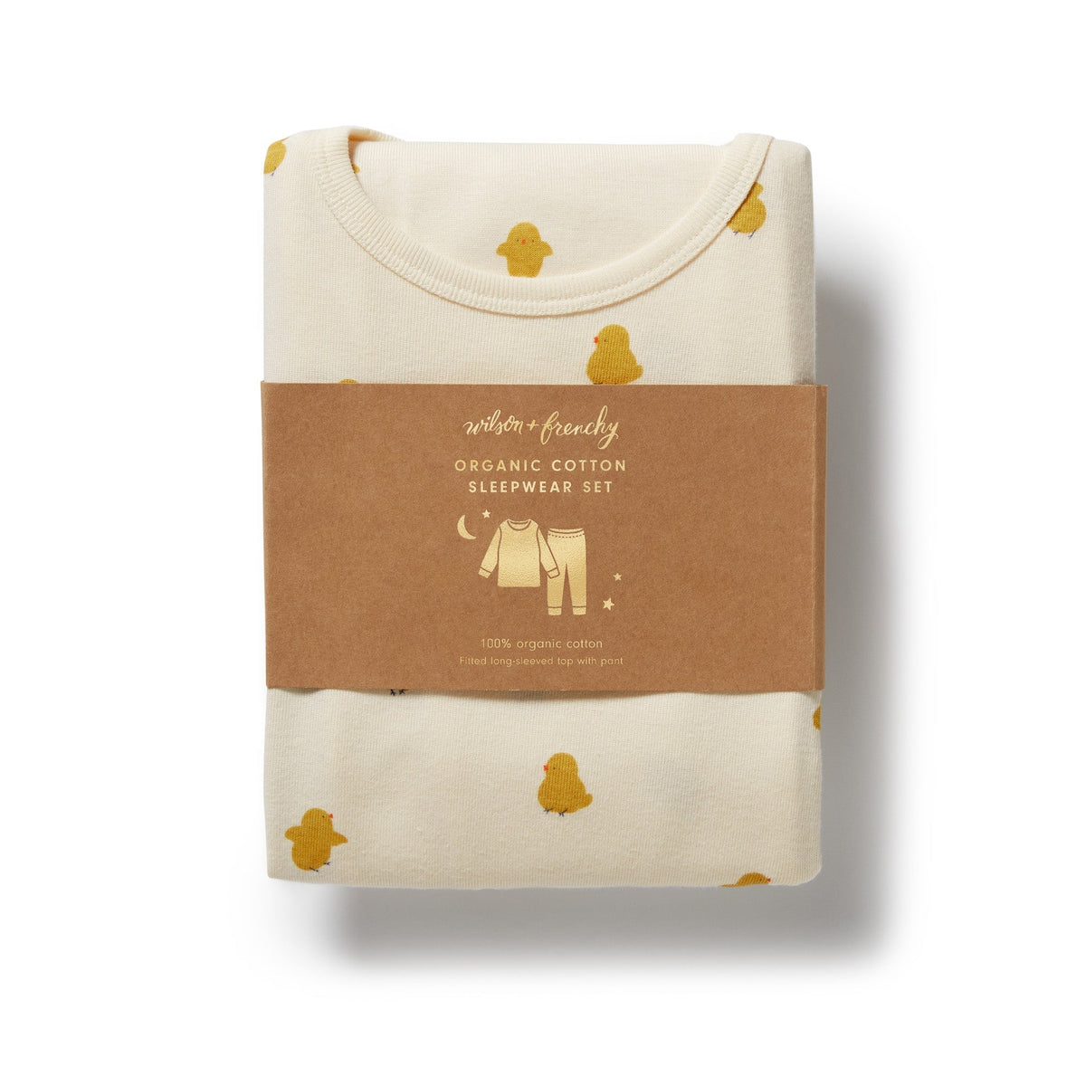 Little Chick Organic Long Sleeved Pyjamas