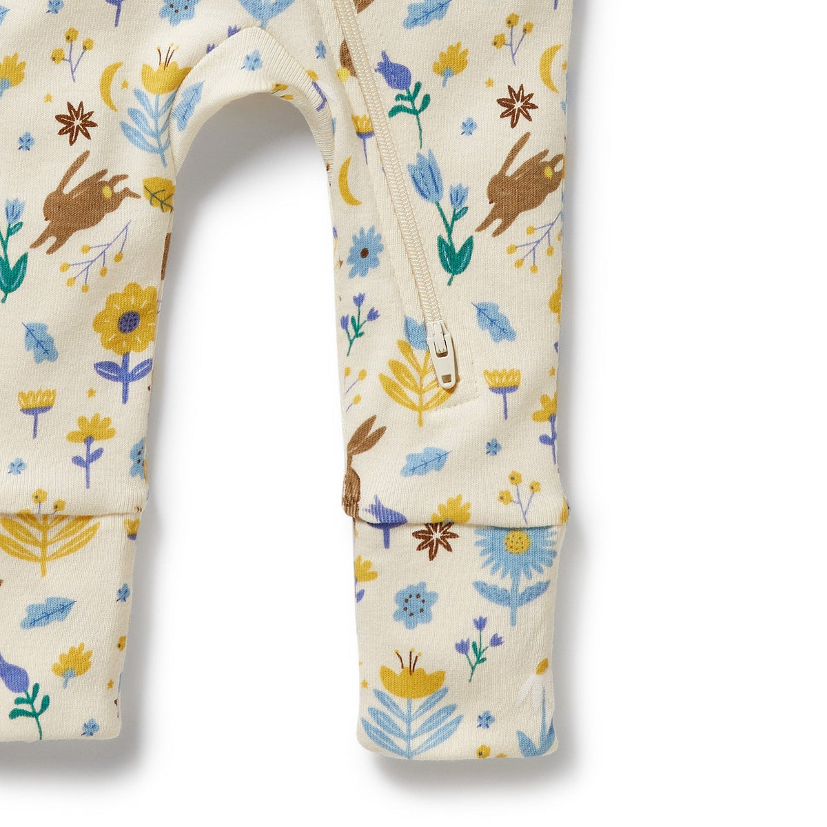 Daisy Mae Organic Zipsuit With Feet