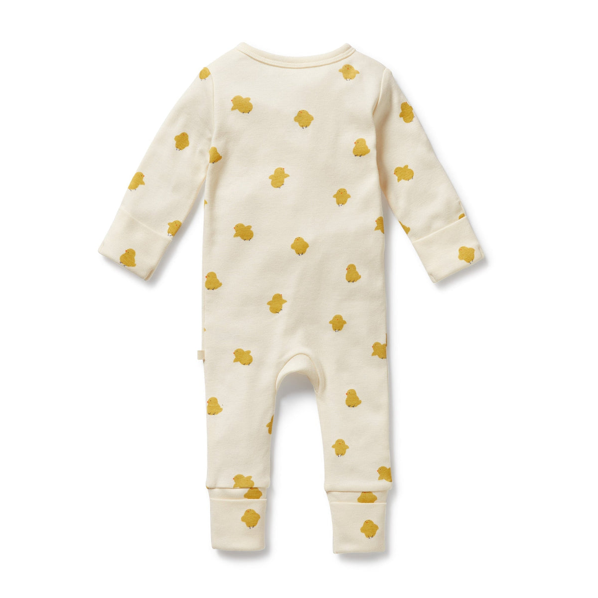 Little Chick Organic Zipsuit With Feet