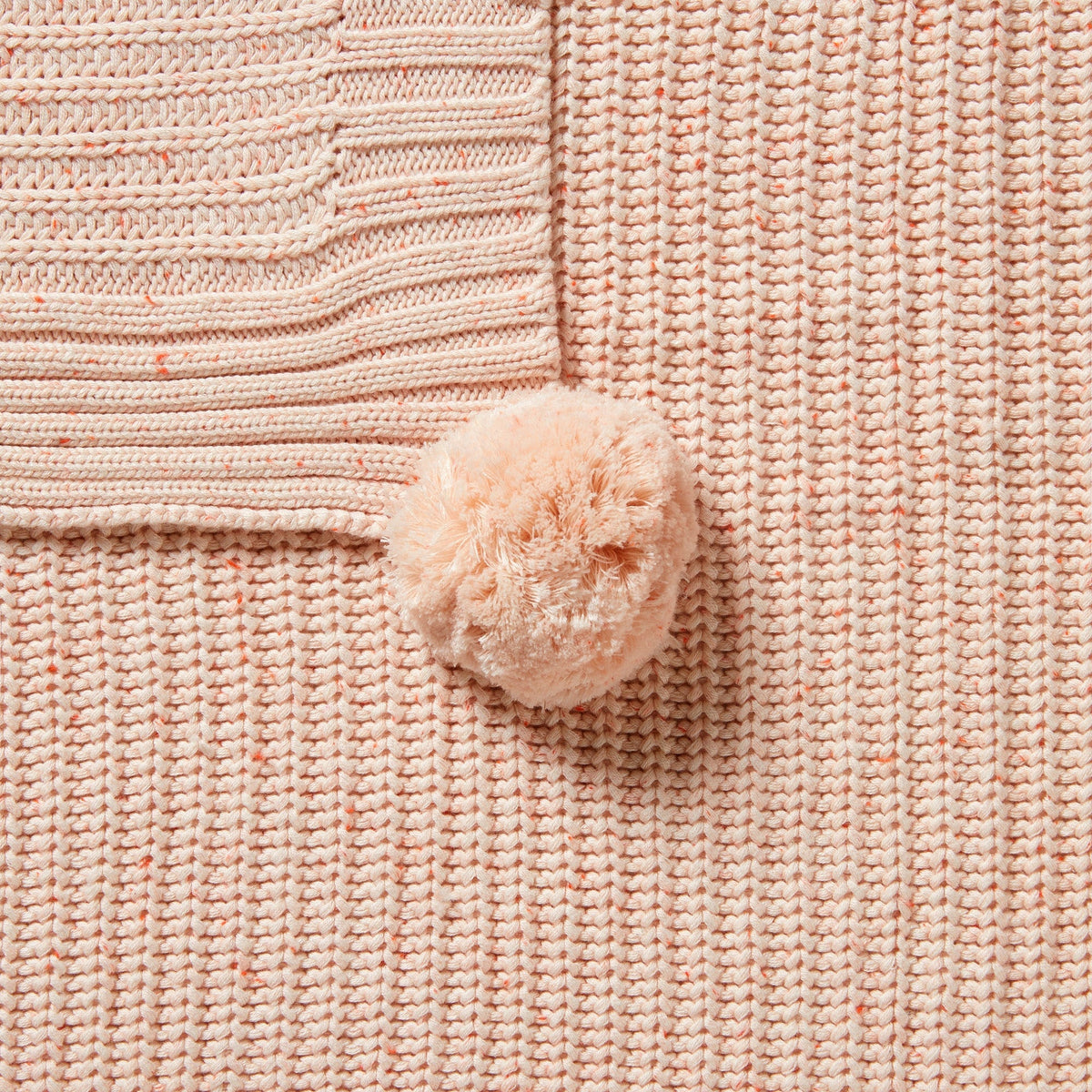 Fairy Floss Organic Knitted Blanket