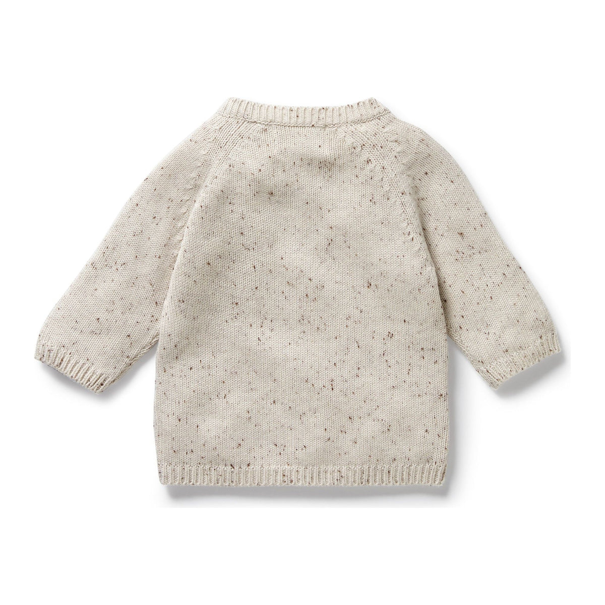 Cookie and Cream Organic Knitted Kimono Cardigan