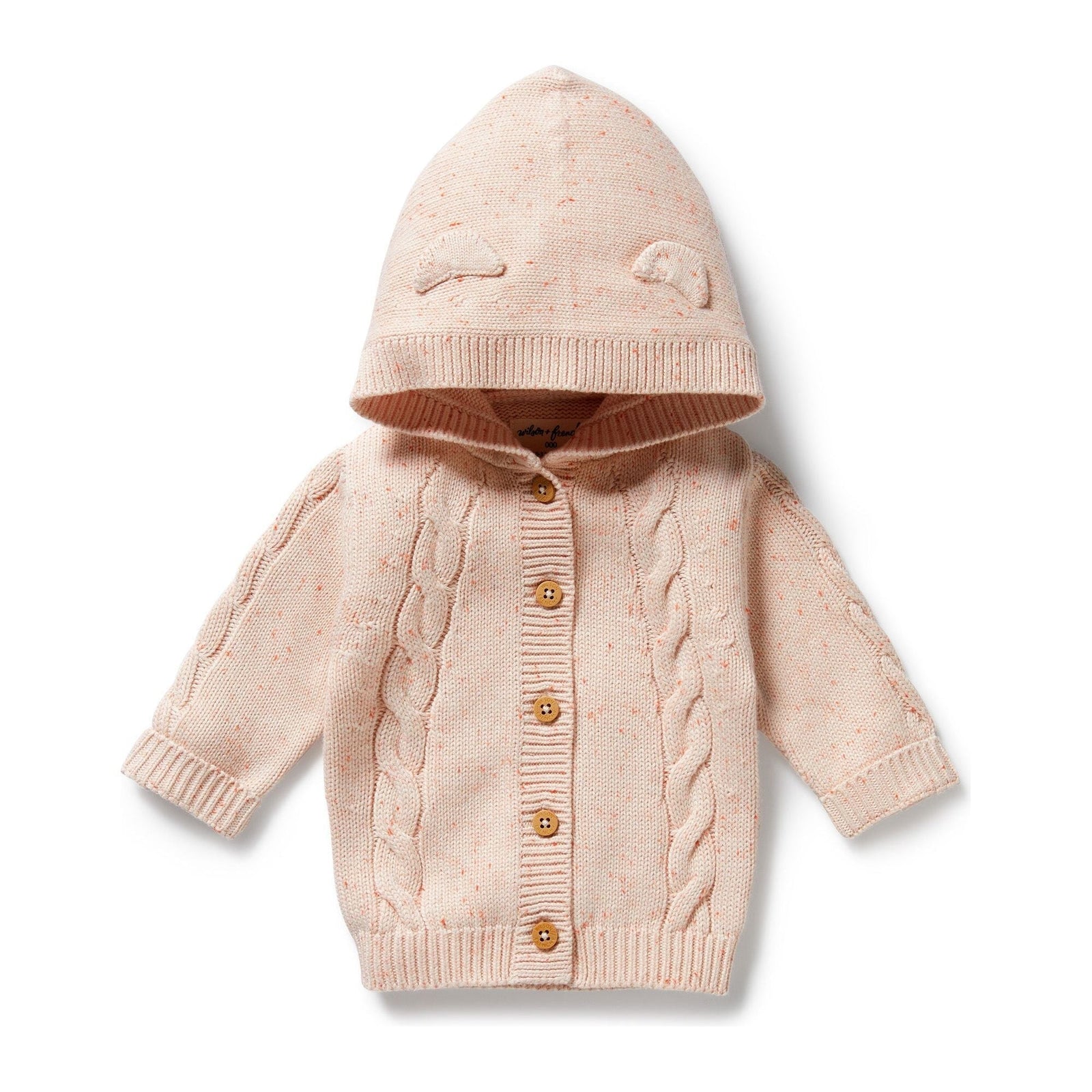 Fairy Floss Organic Knitted Cable Jacket
