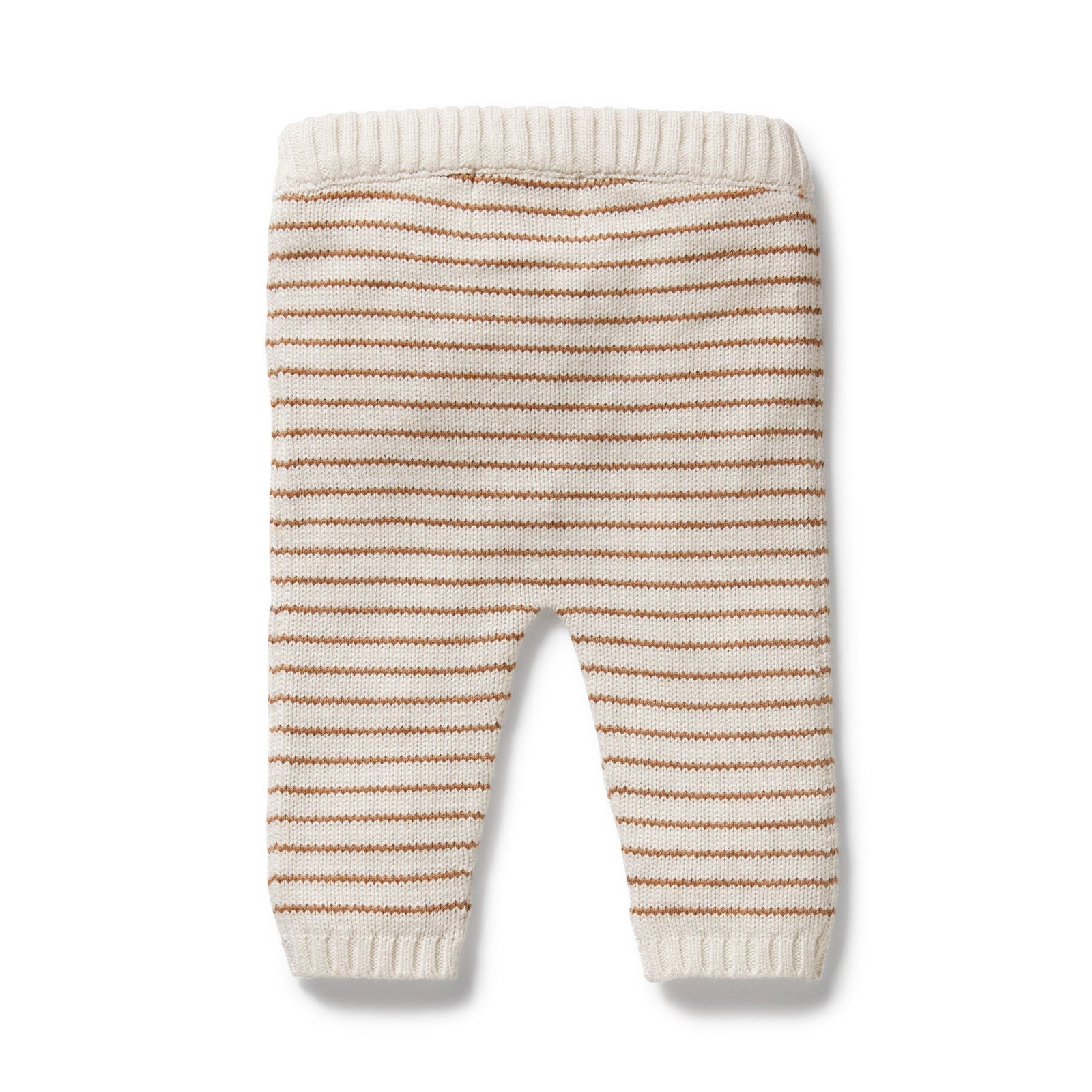 Cinnamon Stripe Organic Knitted Legging