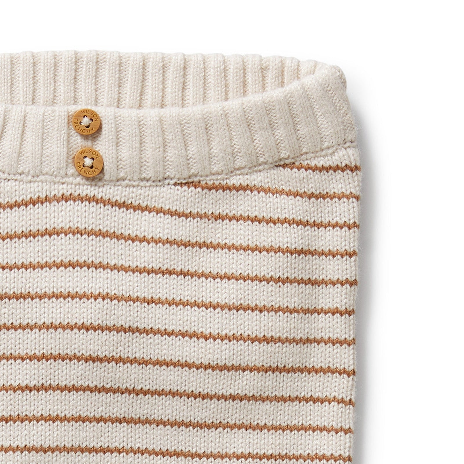 Cinnamon Stripe Organic Knitted Legging