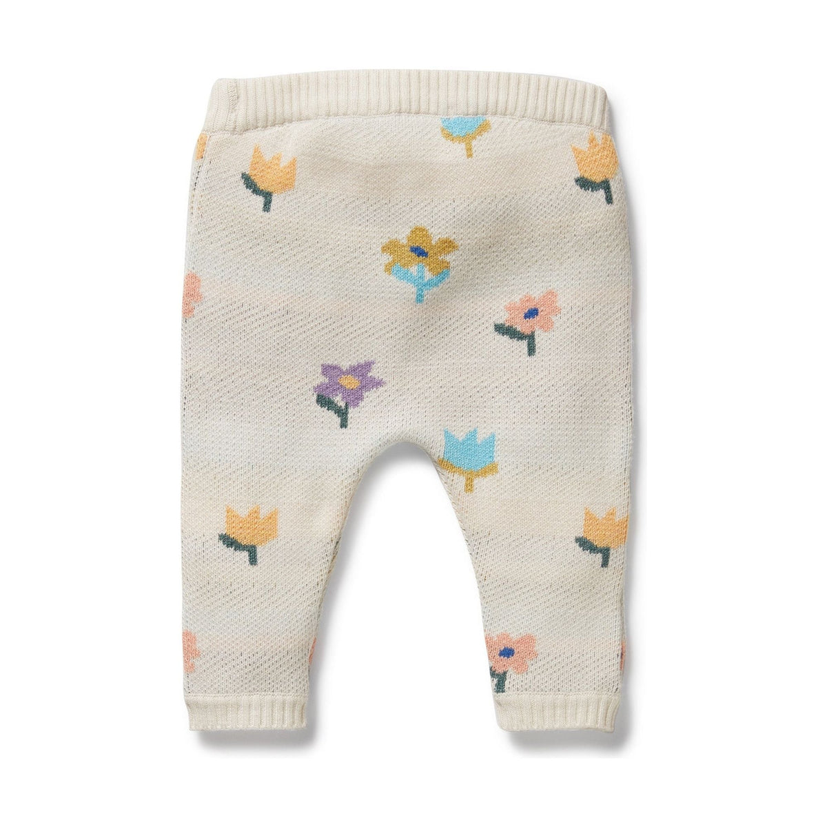 Flower Pop Organic Knitted Jacquard Legging