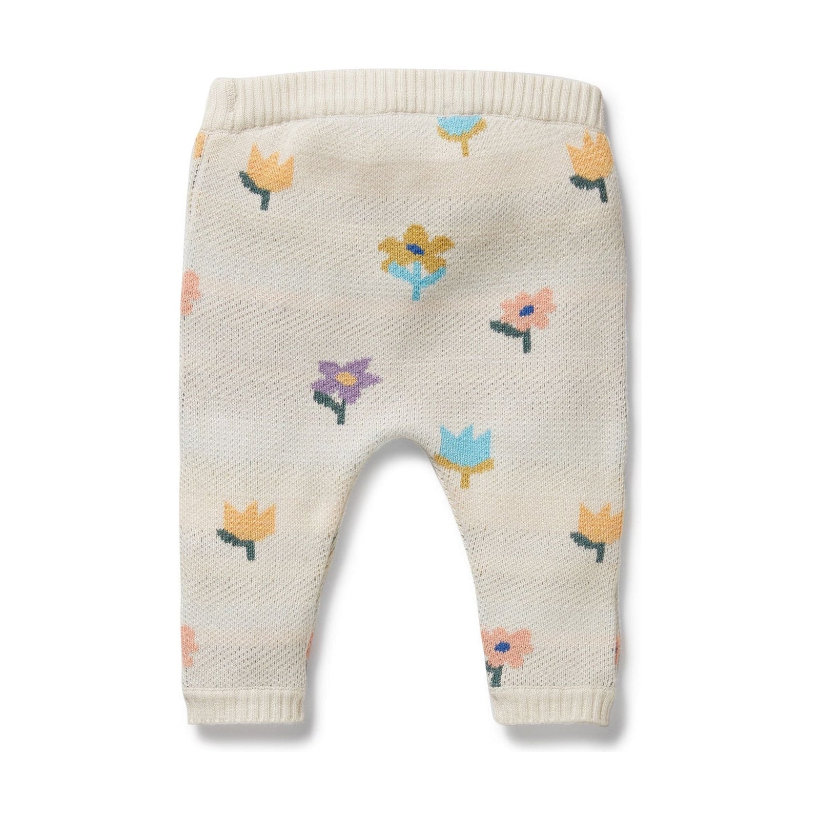 Flower Pop Organic Knitted Jacquard Legging