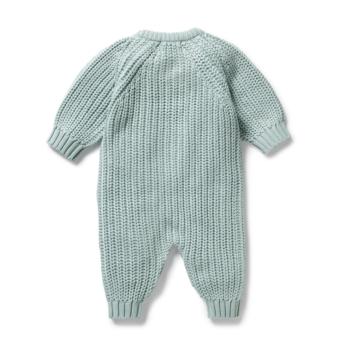 Duck Egg Organic Knitted Growsuit