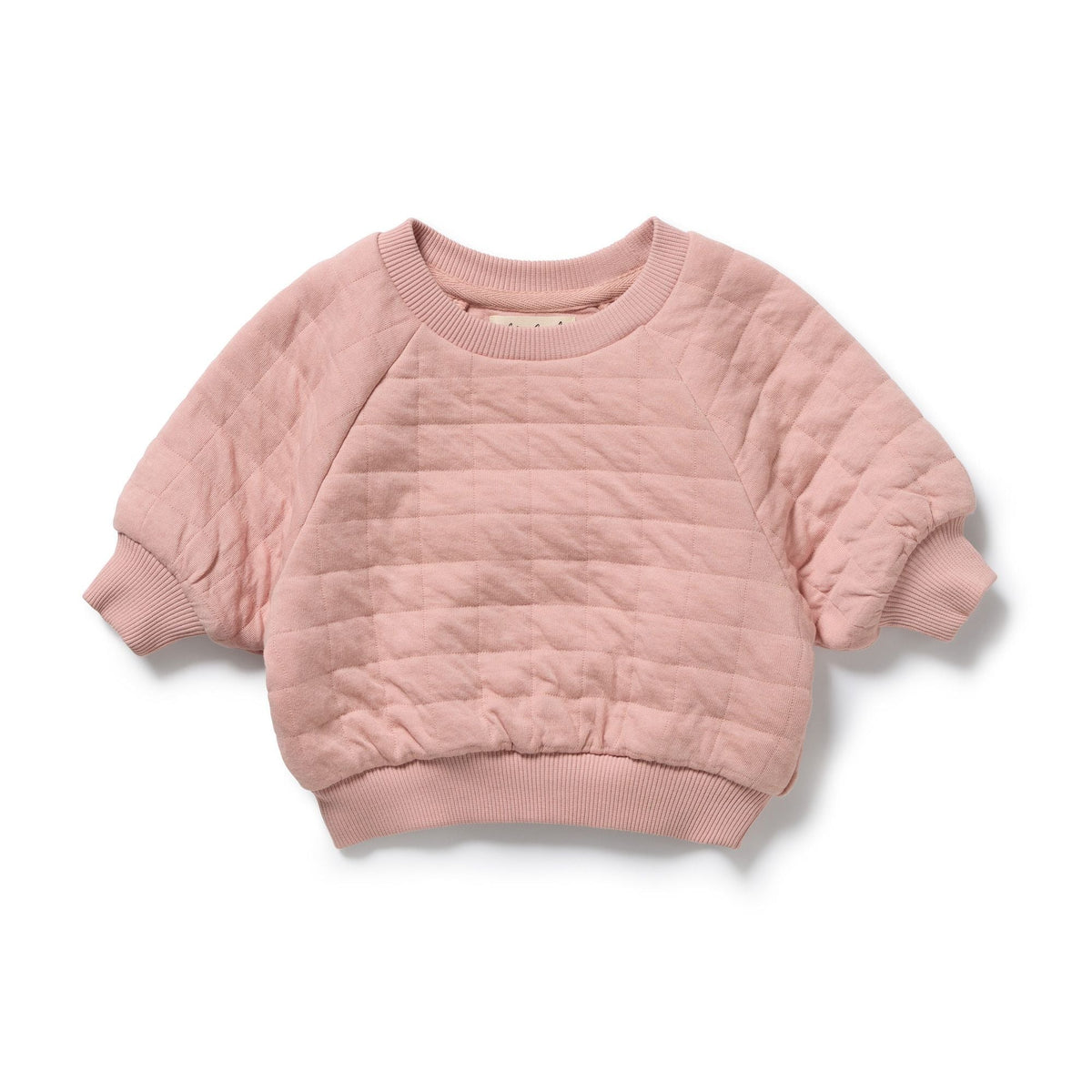 Rose Organic Quilted Sweat