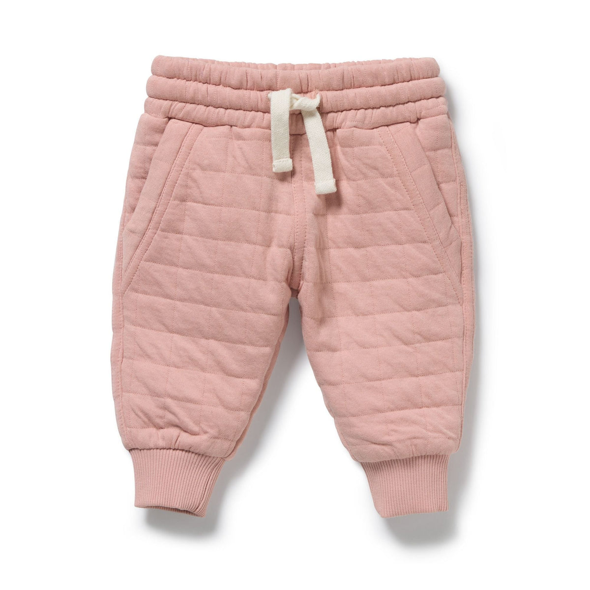 Rose Organic Quilted Sweat Pant