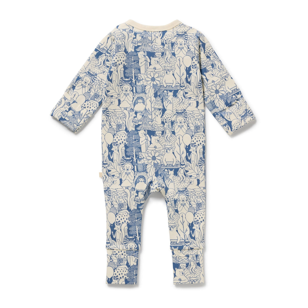 Woodland Adventures Organic Zipsuit with Feet
