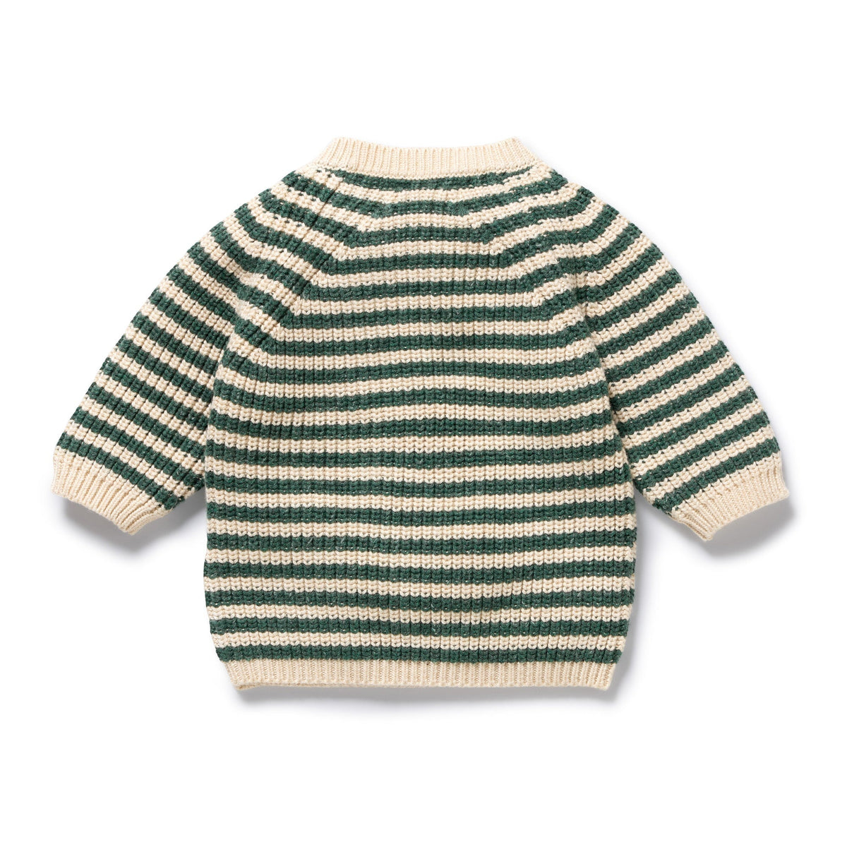 Clover Organic Knitted Stripe Kimono Cardigan