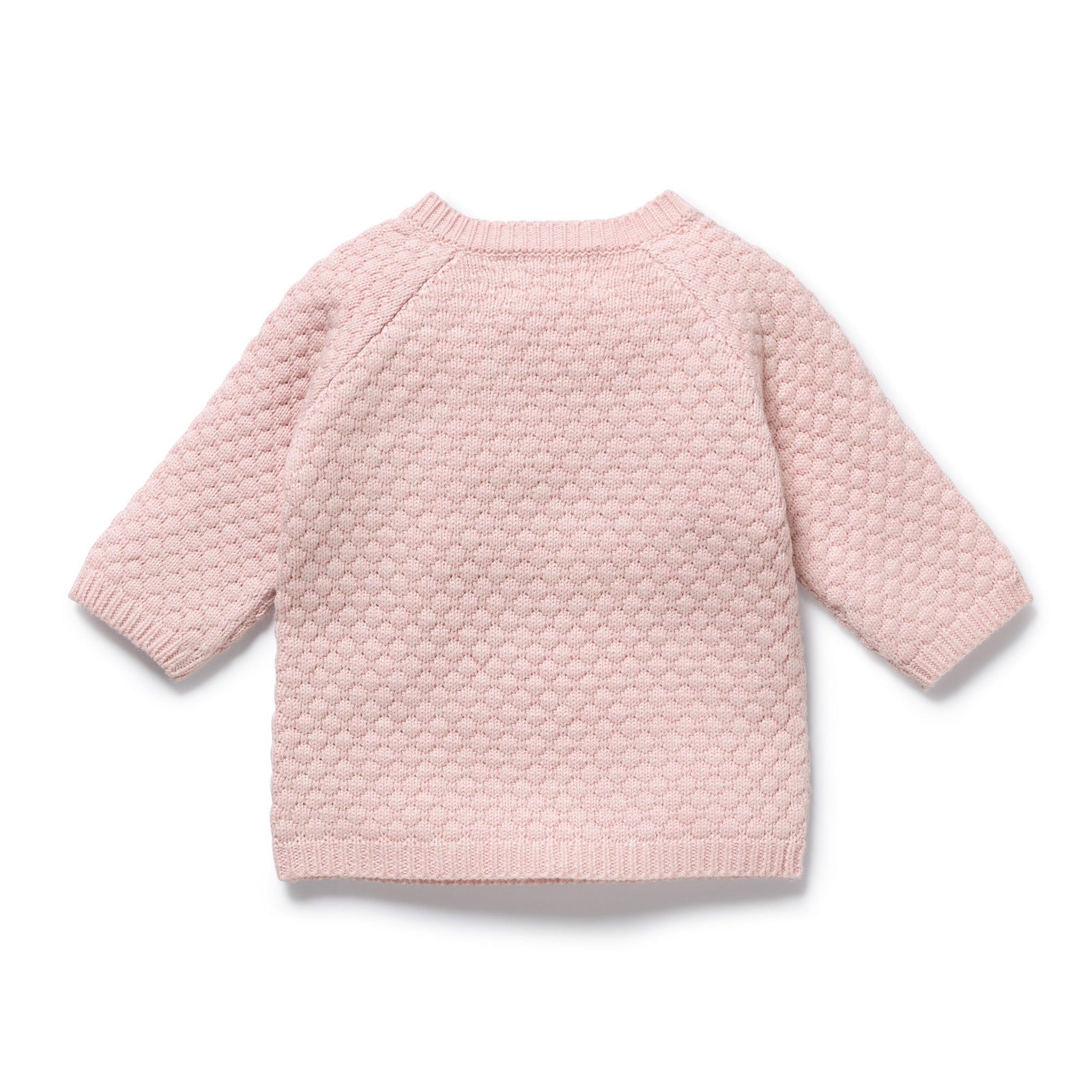 Marshmallow Organic Knitted Bubble Kimono Cardigan