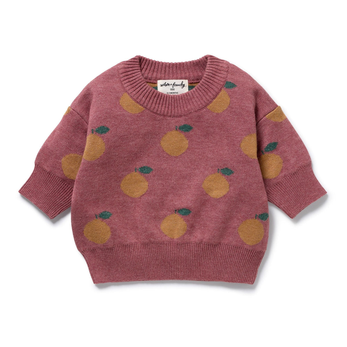 Clementine Organic Knitted Jacquard Jumper