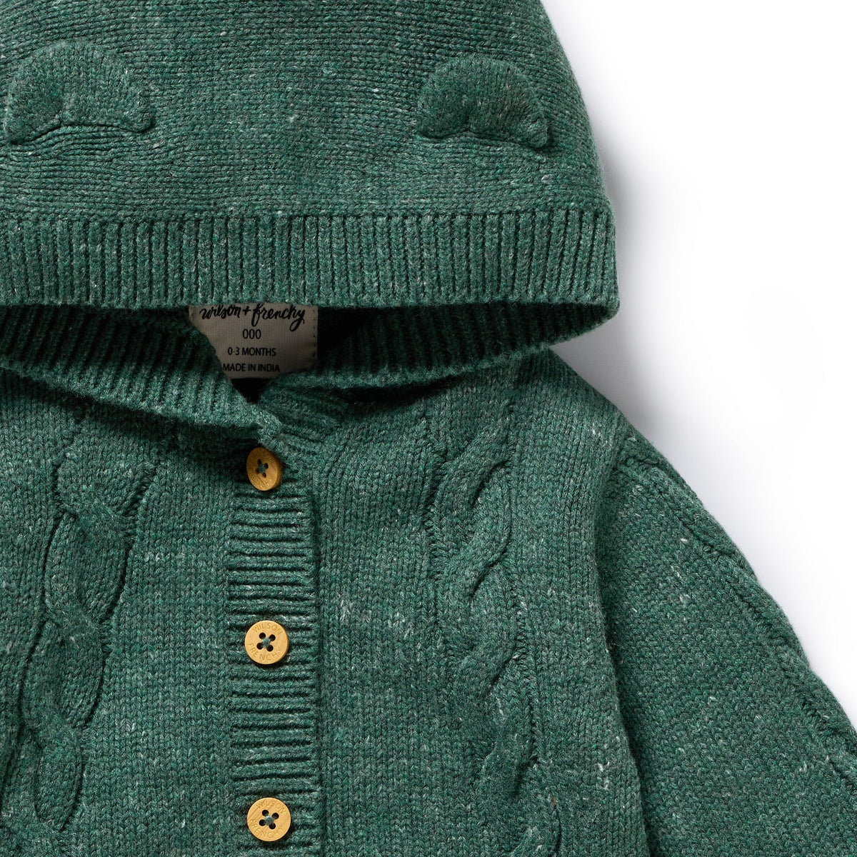 Clover Organic Knitted Cable Jacket