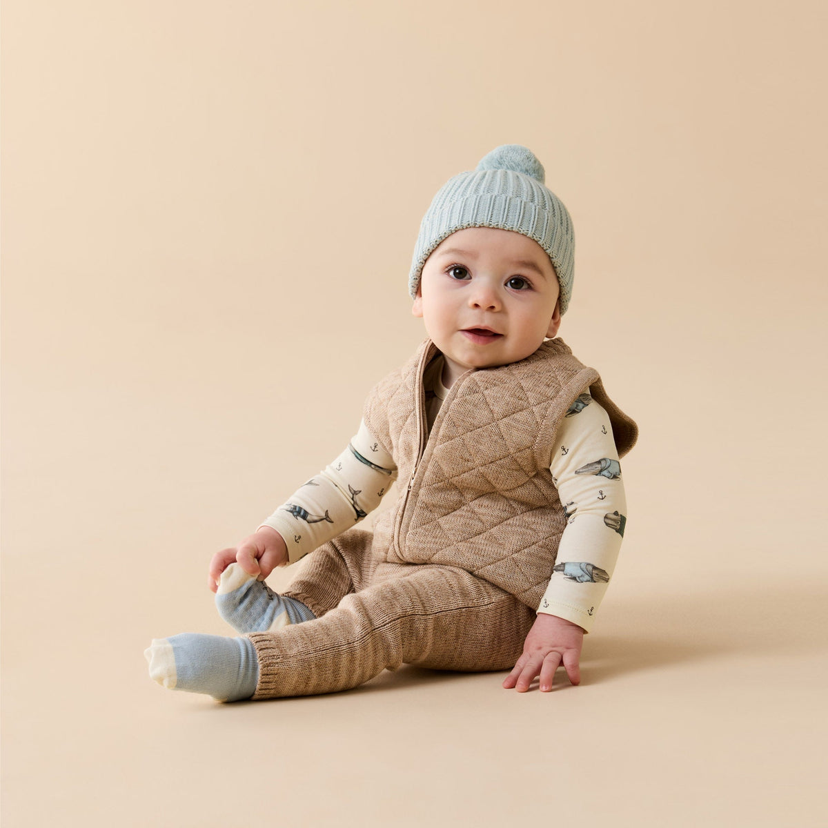 Sandstone Organic Knitted Legging