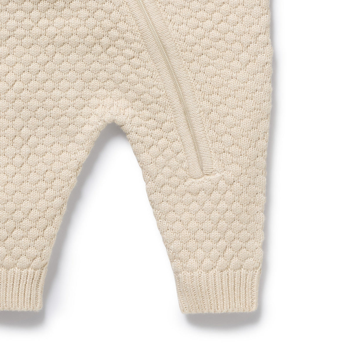 Cream Organic Knitted Bauble Growsuit