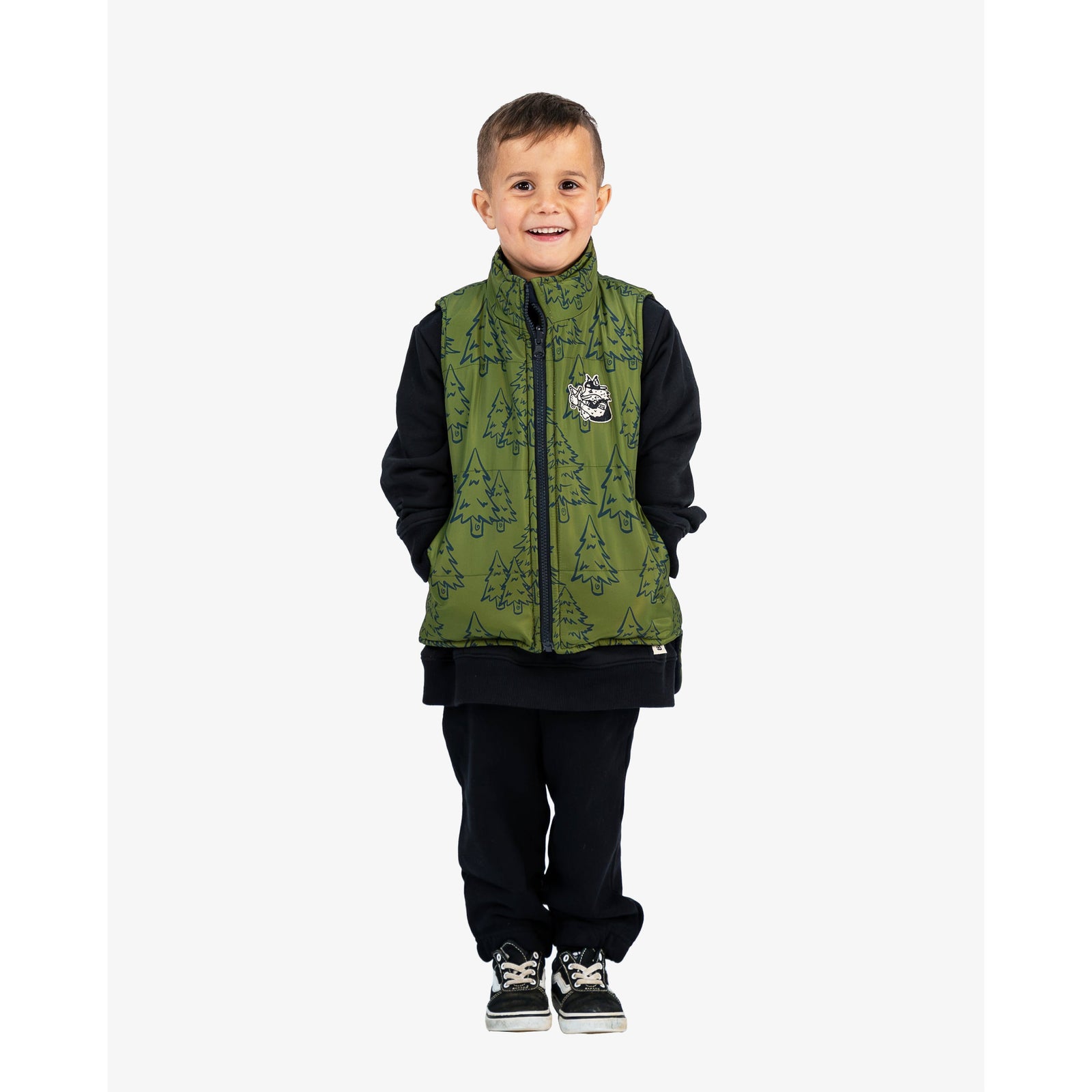 Wild Child Reversible Puffer Vest