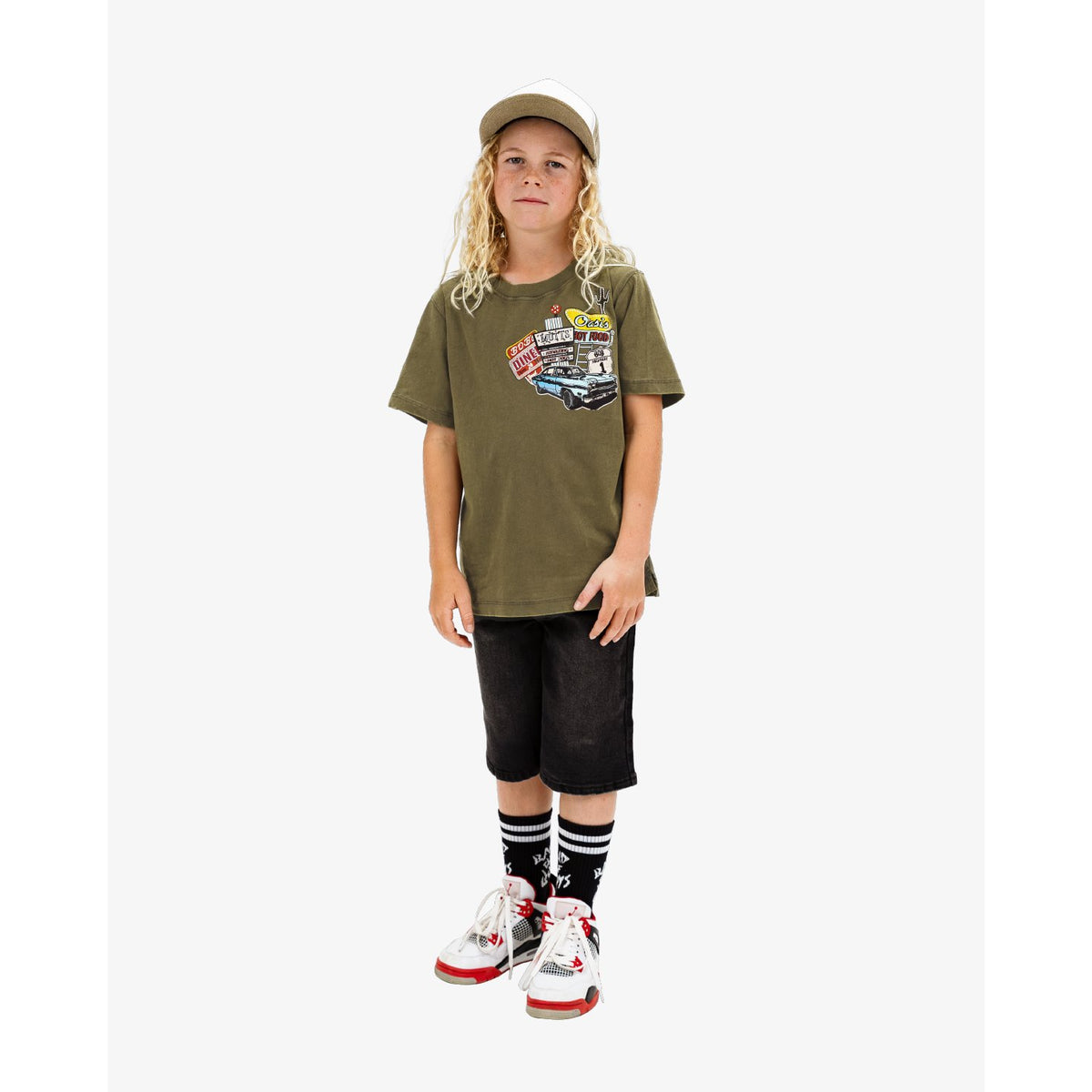 Washed Khaki Road Trip Tee