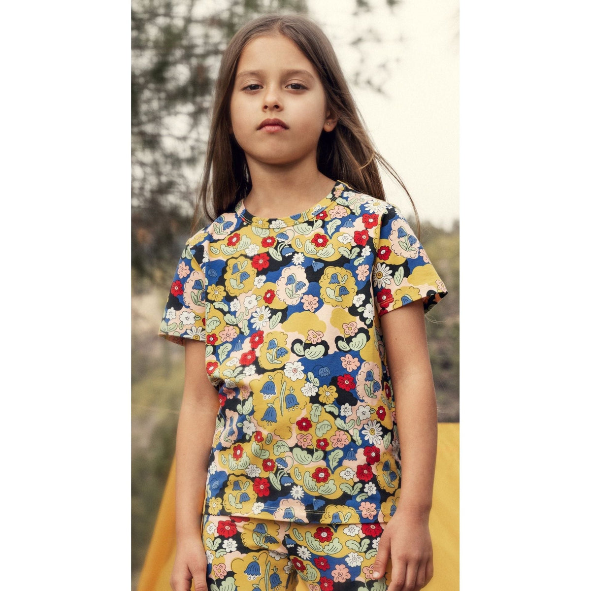 Flower Aop Flared Trousers