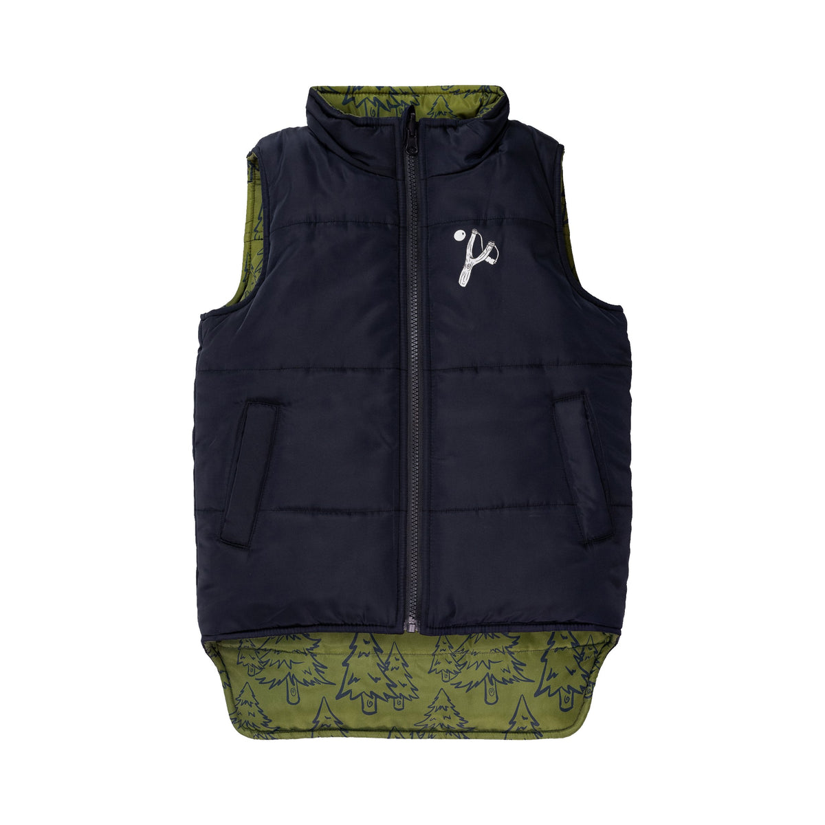 Wild Child Reversible Puffer Vest
