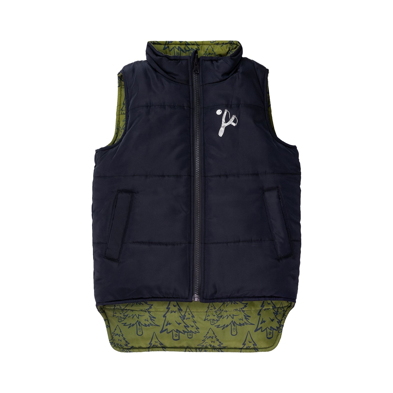 Wild Child Reversible Puffer Vest
