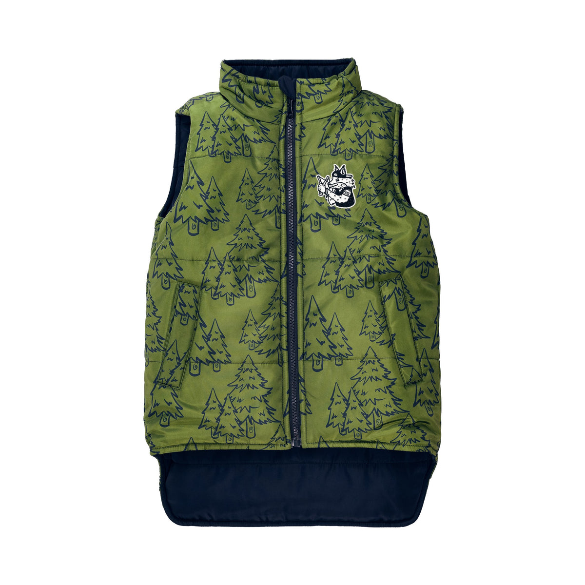 Wild Child Reversible Puffer Vest