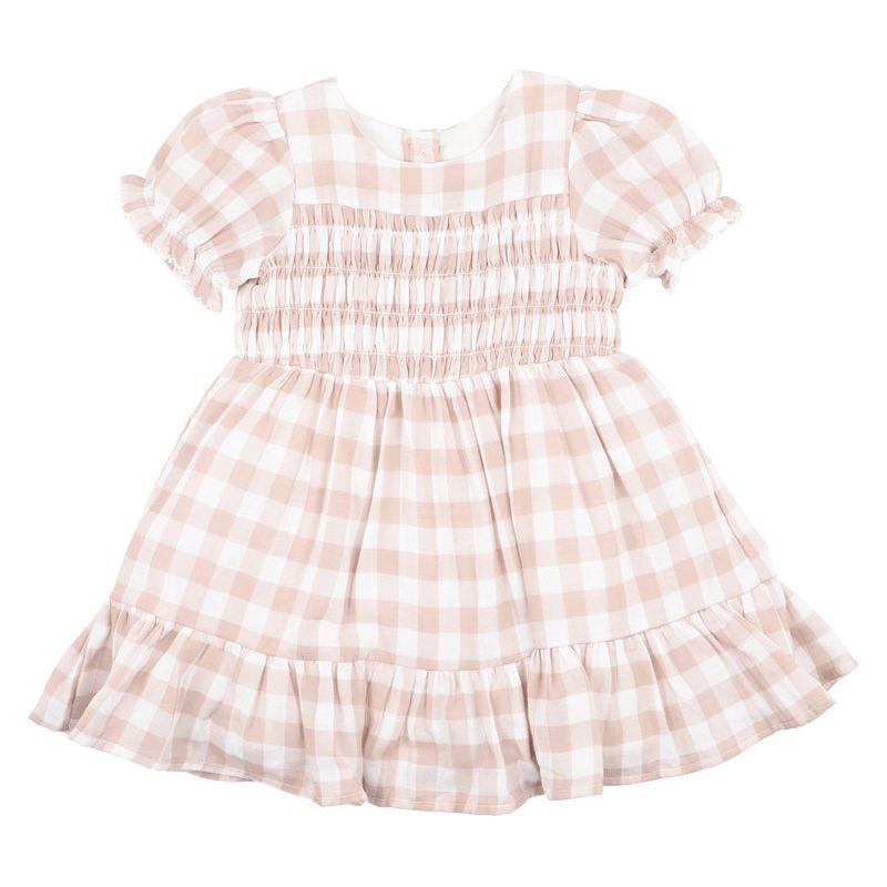 Quinn Check Dress W Shirring