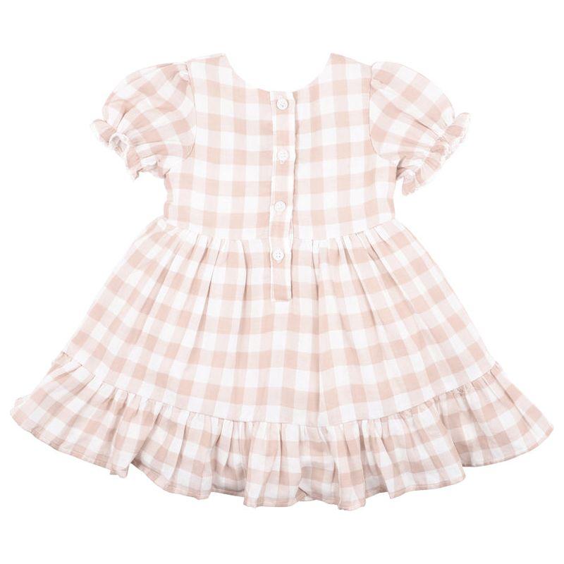 Quinn Check Dress W Shirring