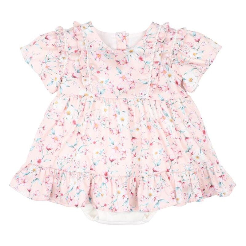 Zoe Print Ss Overlay Dress