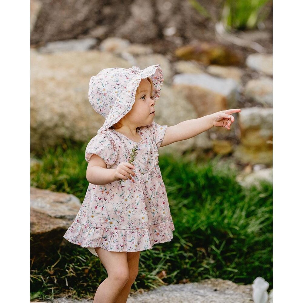 Zoe Print Ss Overlay Dress