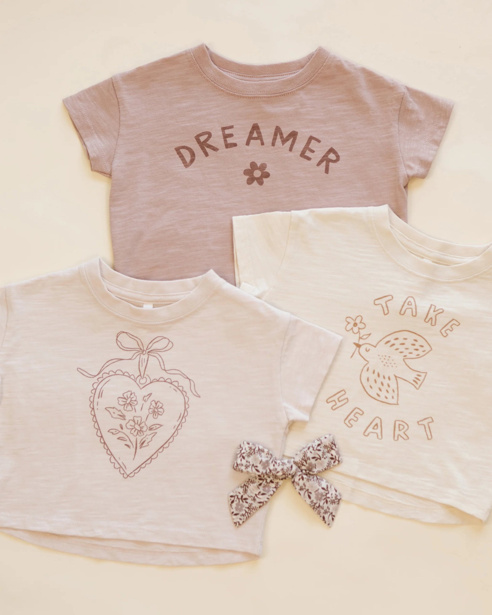Boxy Tee Heart Locket