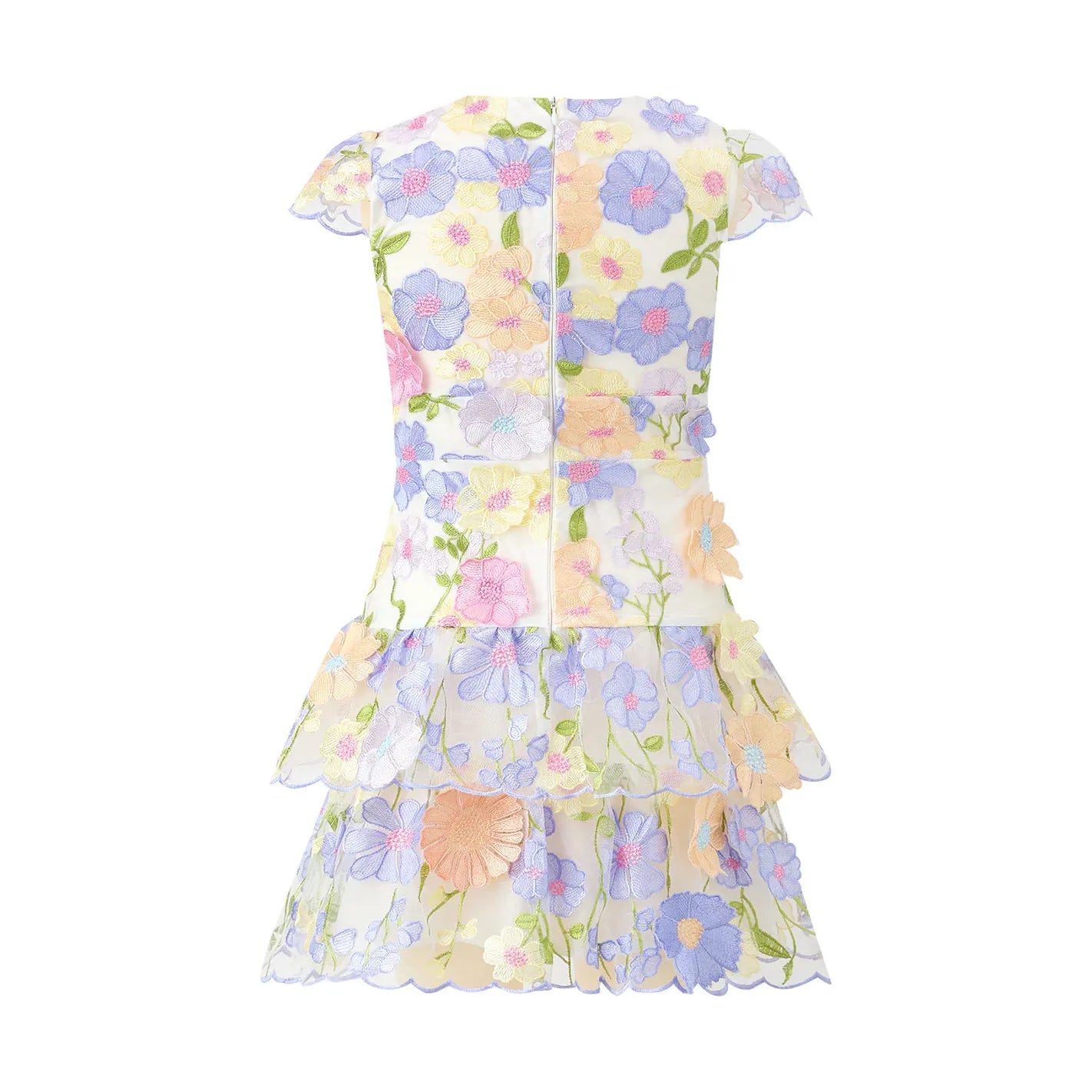 Amara Embroidered Dress - Floral