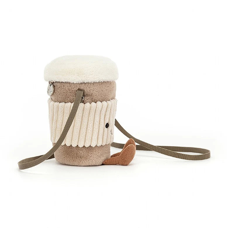 Amuseables Perkle Coffee Shoulder Bag