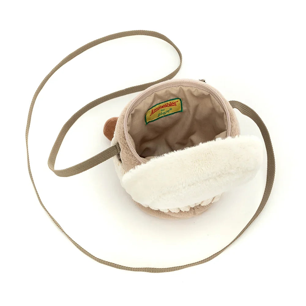 Amuseables Perkle Coffee Shoulder Bag