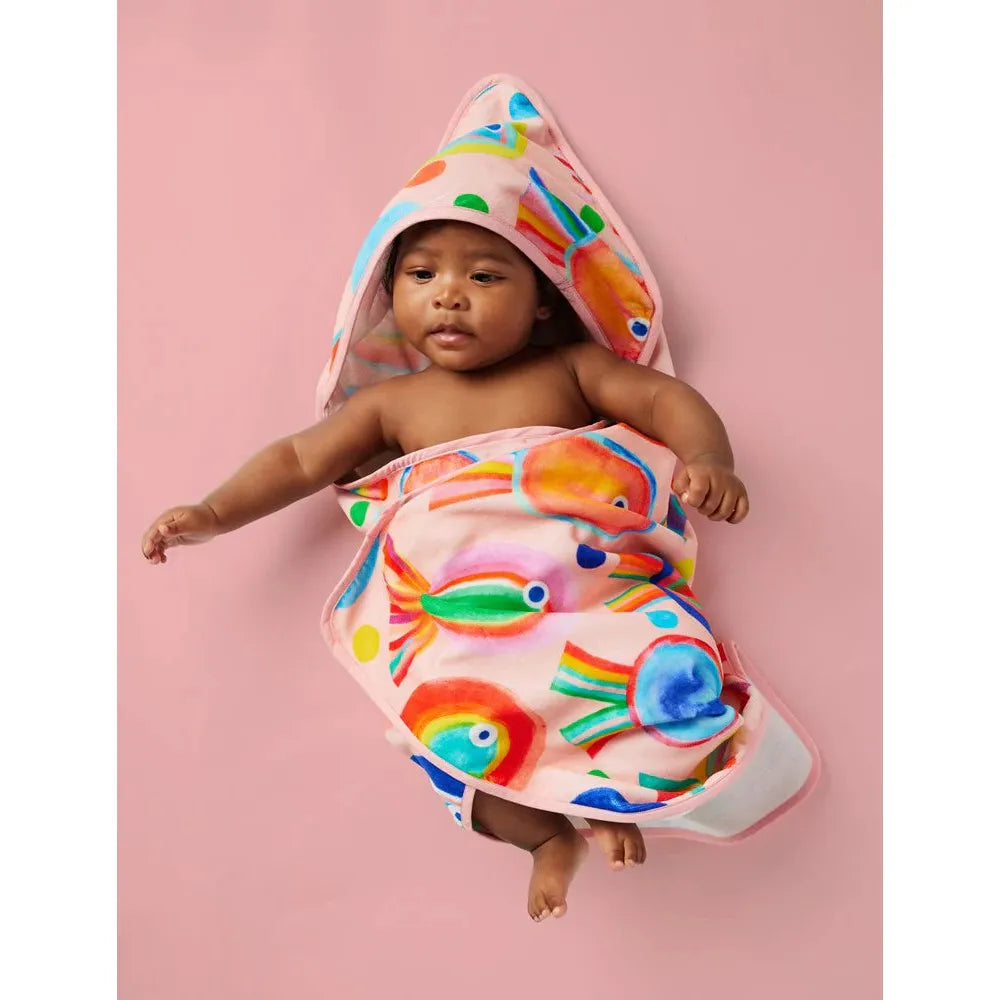 Baby Hooded Towel Fancy Fins