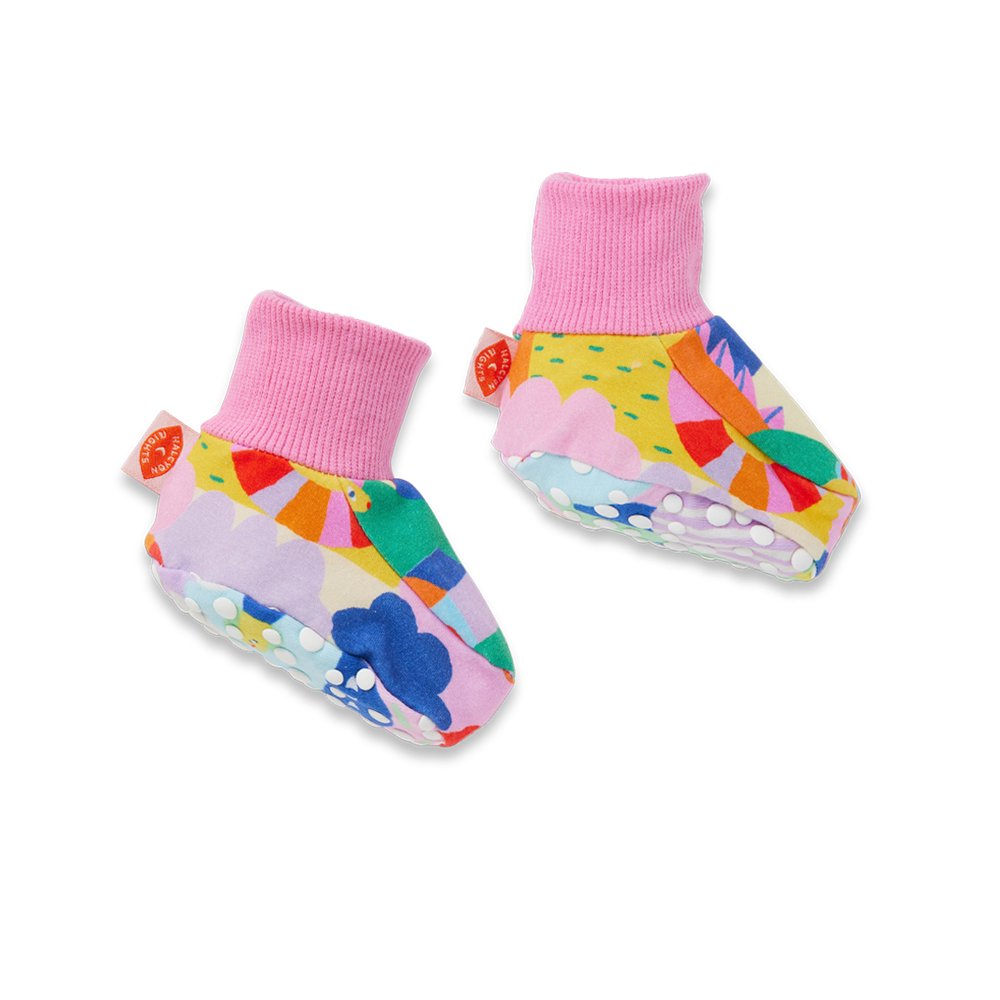 Rainbow Valley Baby Booties