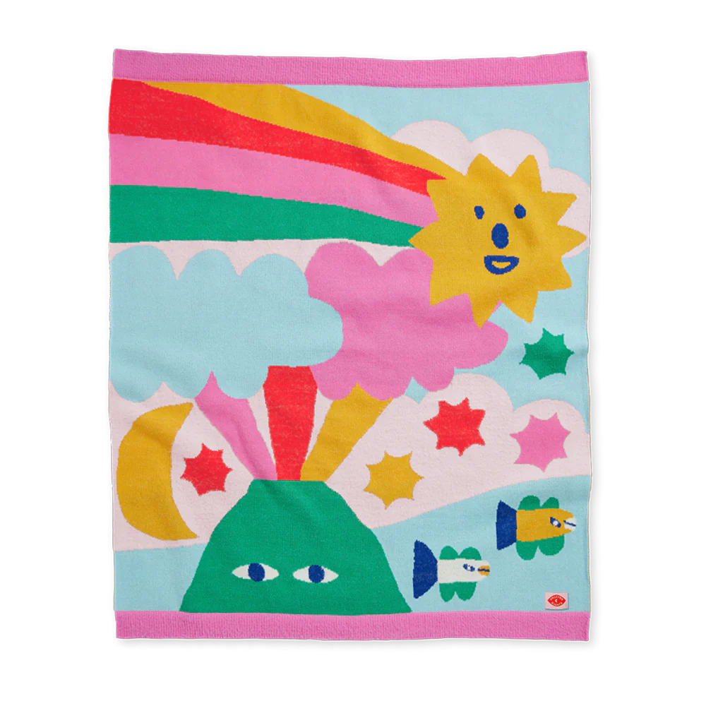 Rainbow Valley Baby Blanket