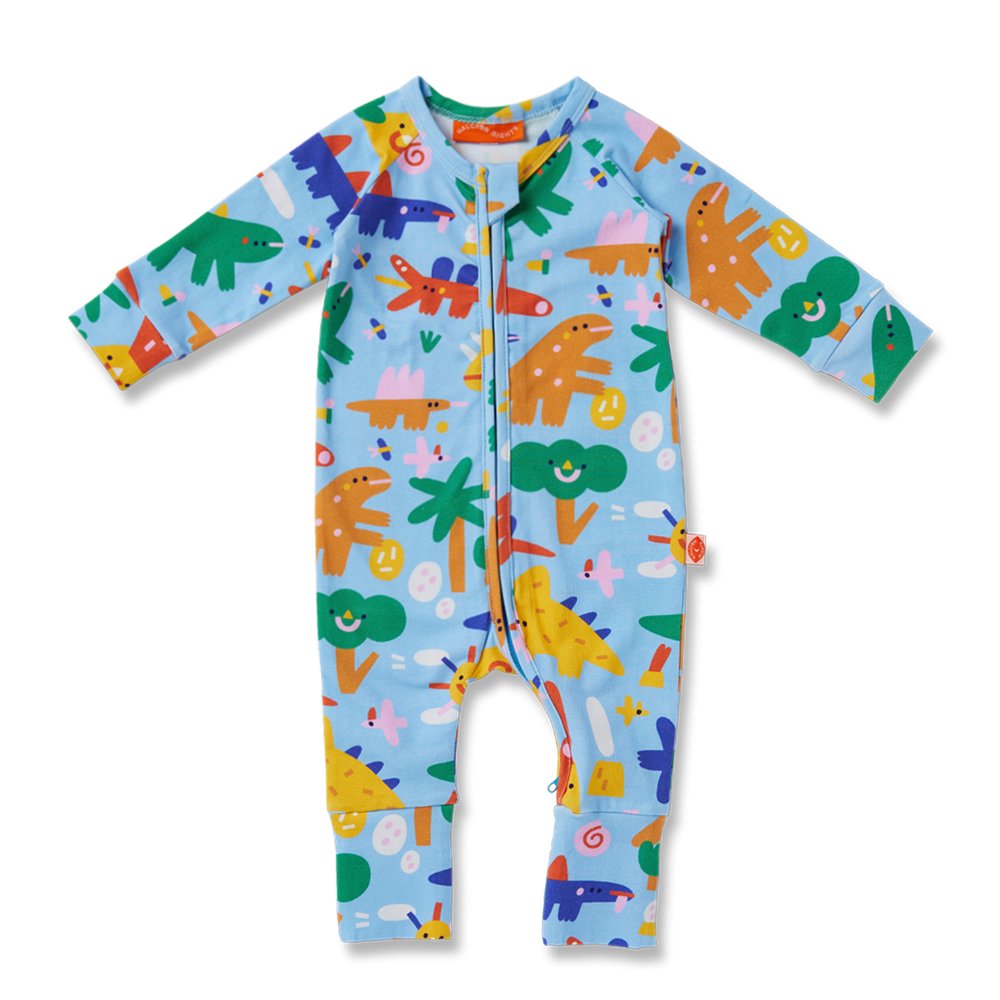 Dino Days Long Sleeve Romper