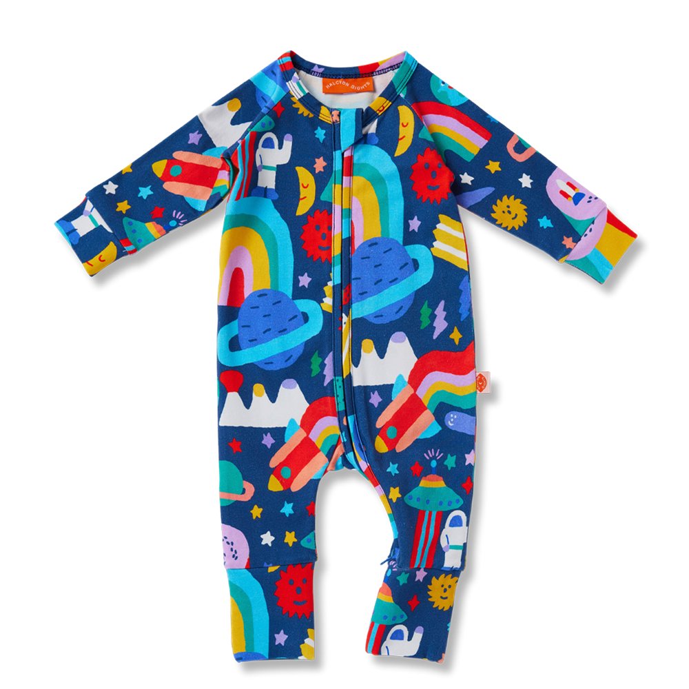 Rocket Ride Long Sleeve Romper