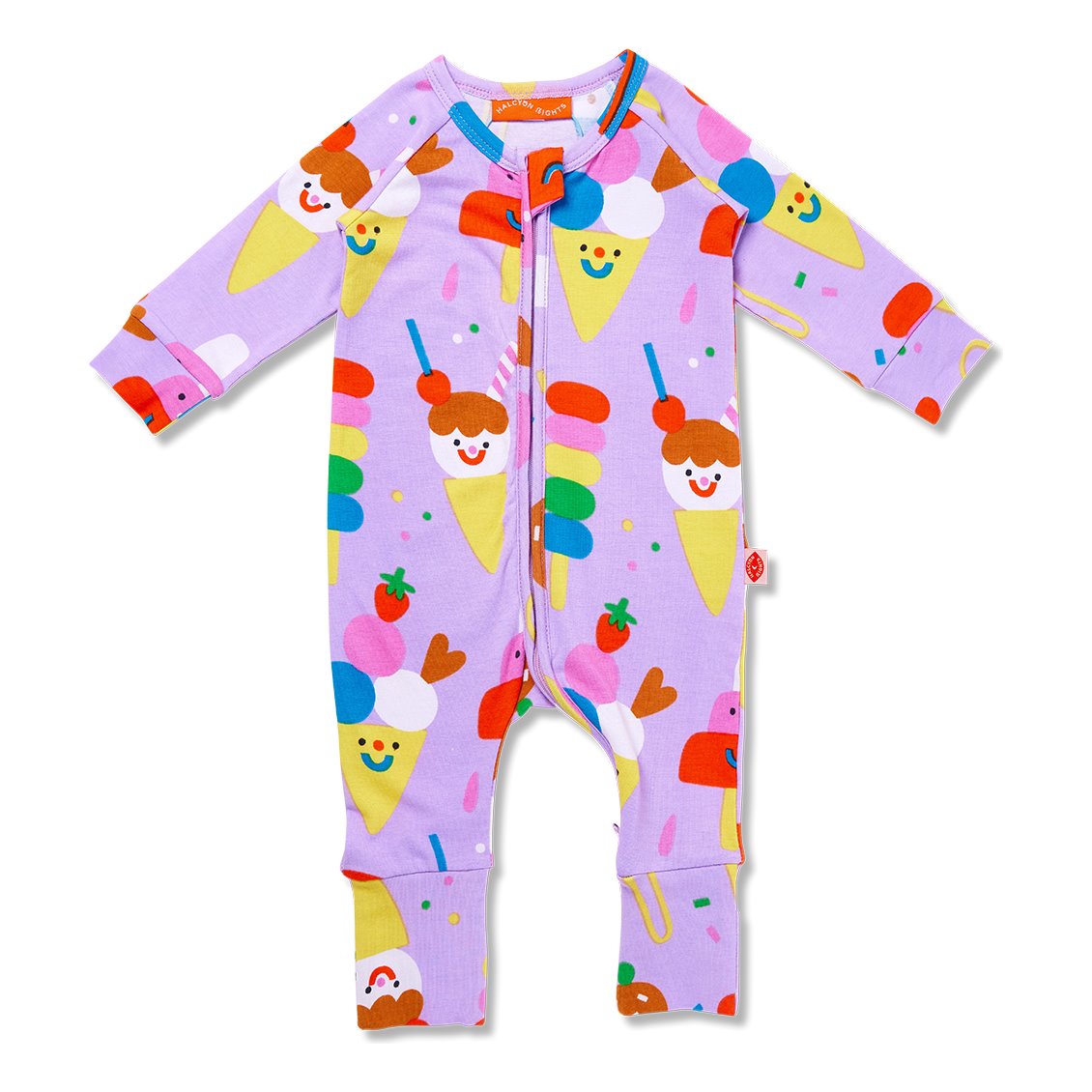 Sundae Funday Long Sleeve Romper