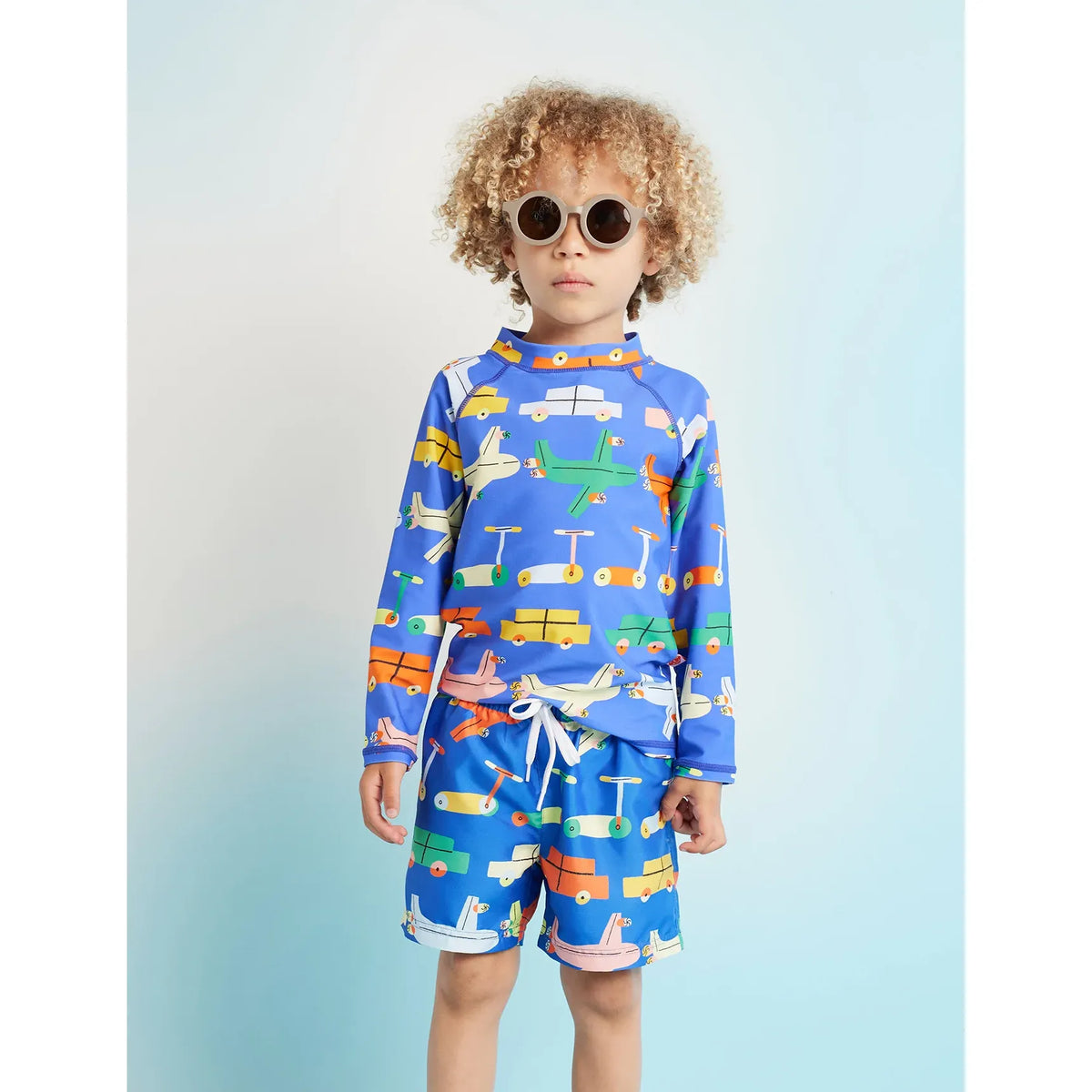 Long Sleeve Rash Vest - Beep Beep