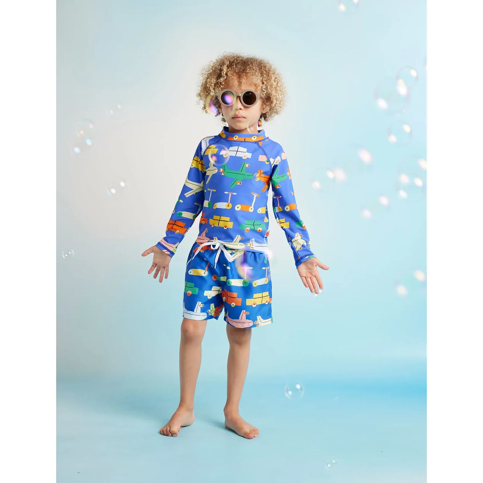Long Sleeve Rash Vest - Beep Beep