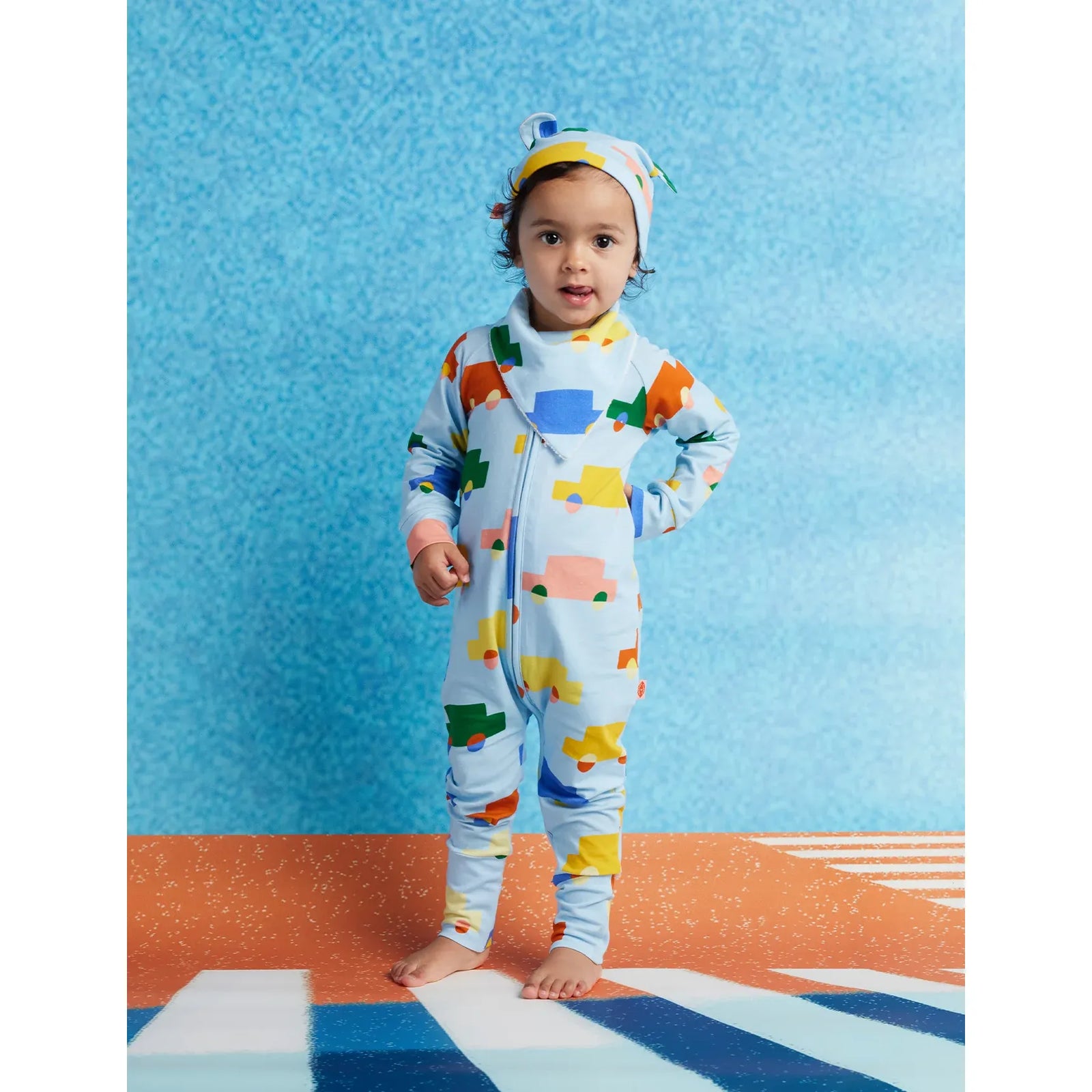 Long Sleeve Romper - Beep Beep
