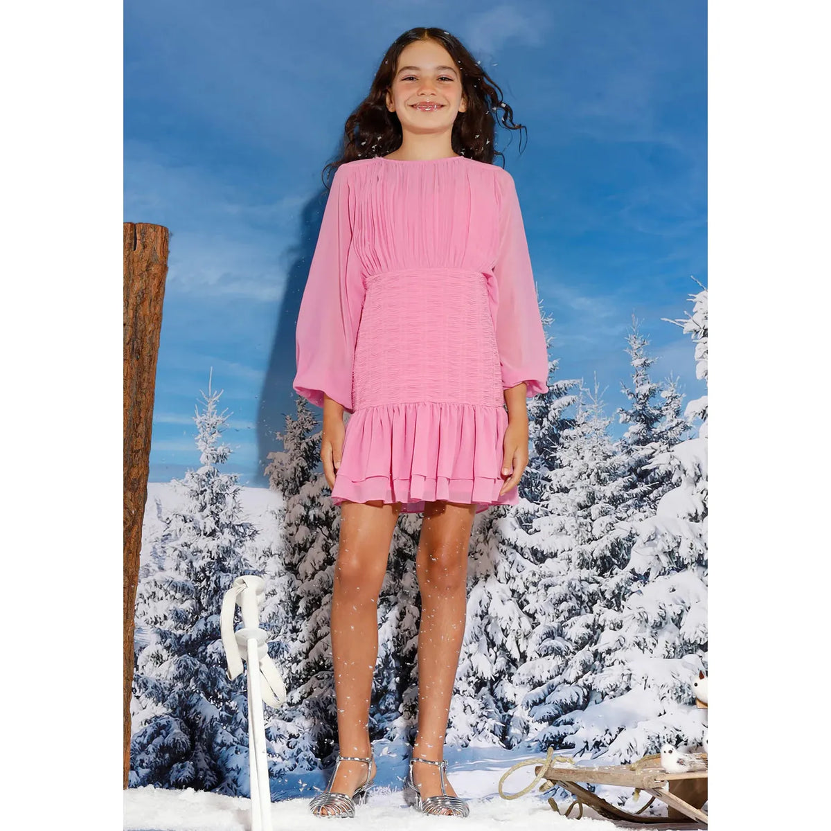 Brittany Dress - Pink