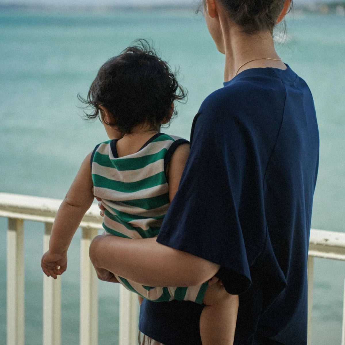Camper Suit - Peppermint/Navy Stripe