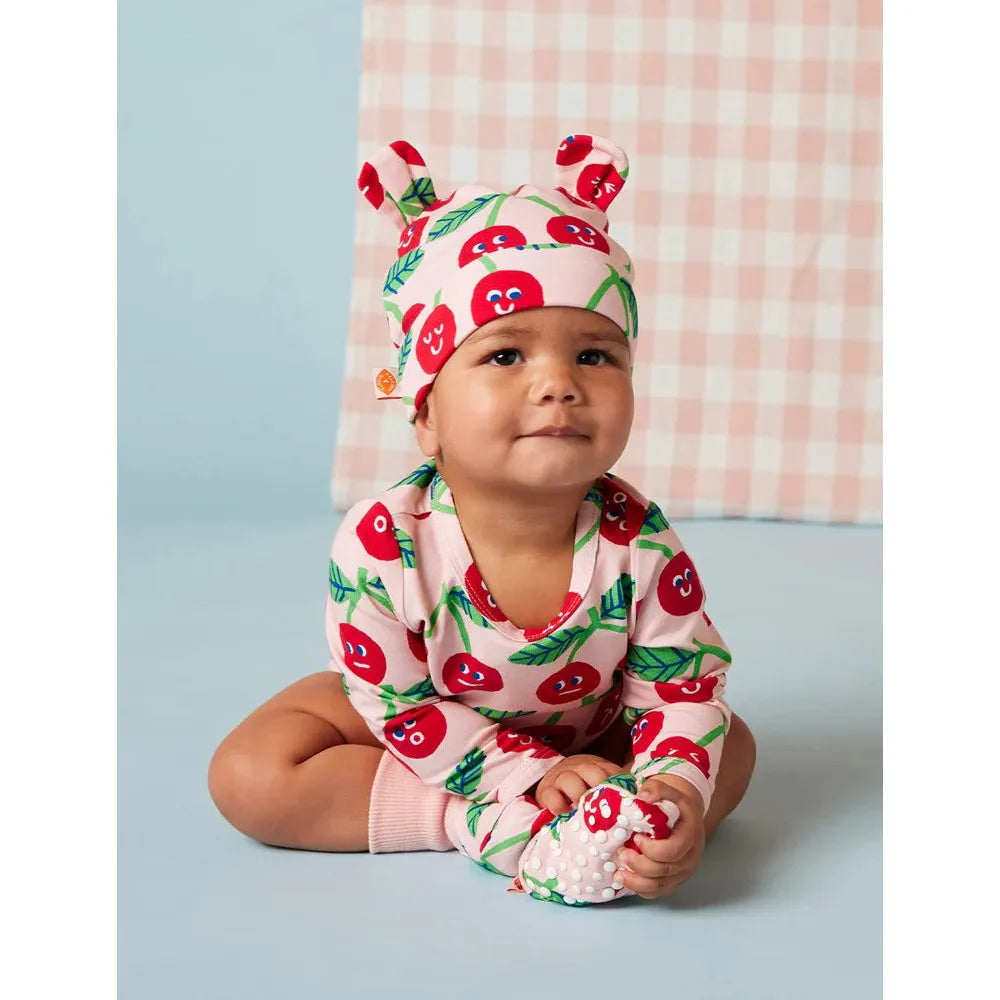 Cheeky Cherry Baby Booties