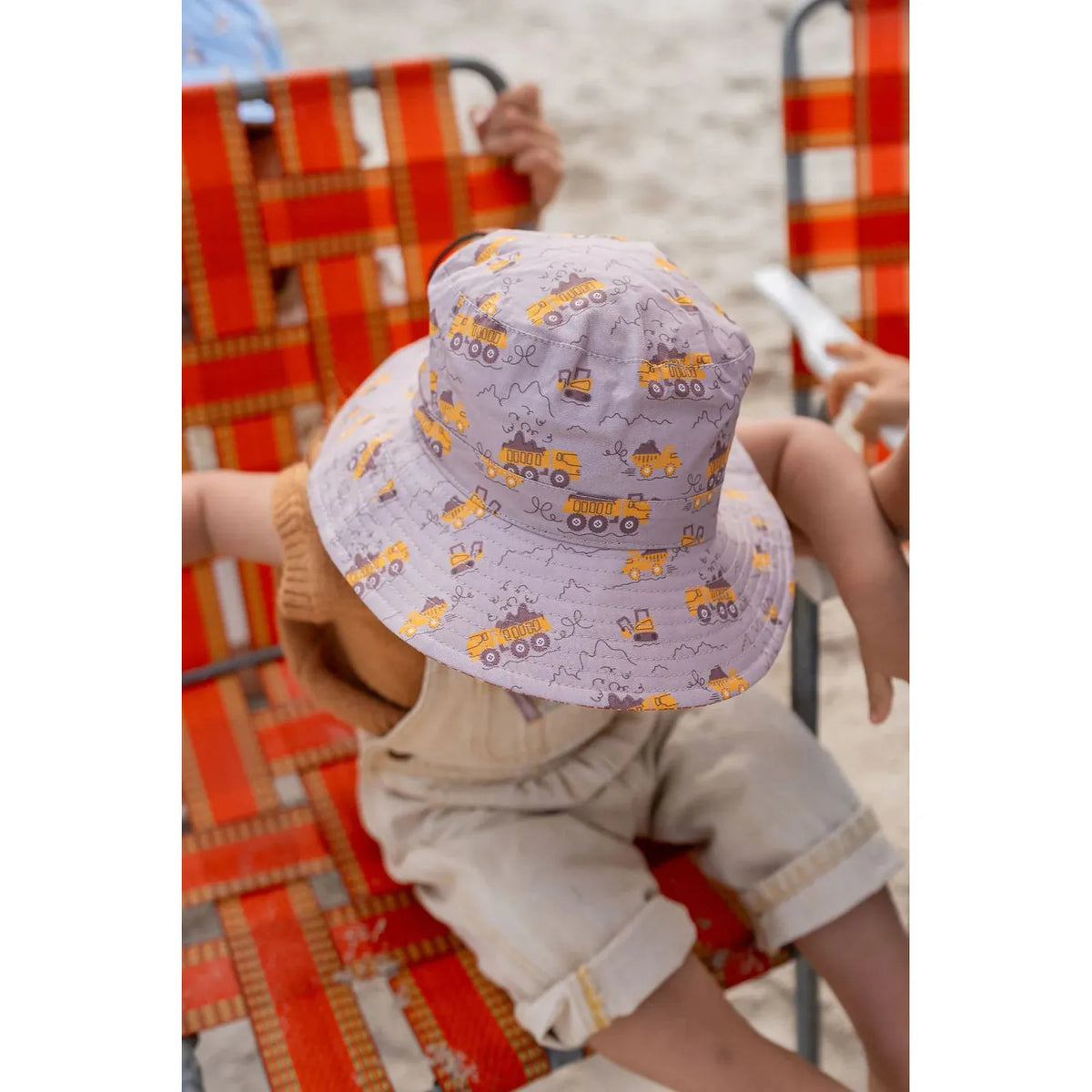 Construction Wide Brim Bucket Hat